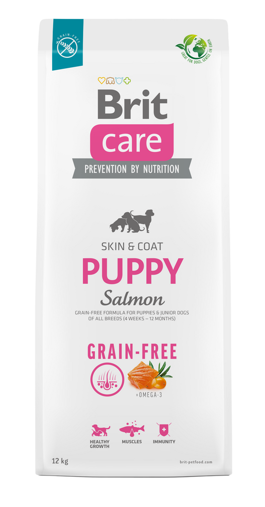 Brit Care Puppy Skin&Coat, Salmon Grainfree