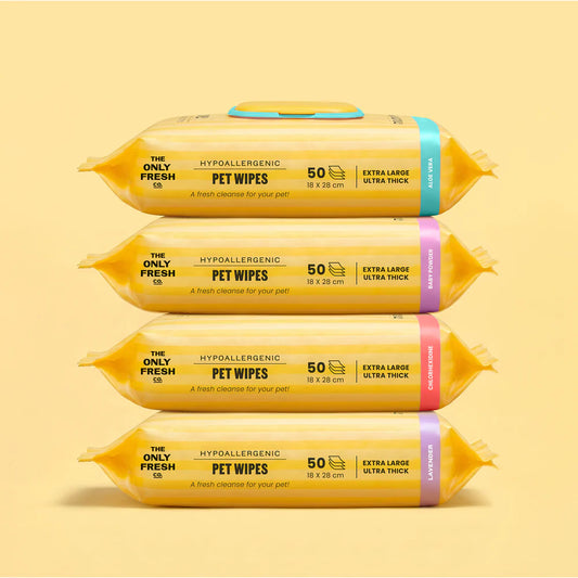 ONLYFRESH Pet Wipes for Cats and Dogs (25/50 wipes)