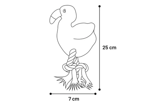 FLAMINGO Andes Flamingo Toy with String (25cm)