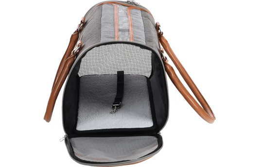 FLAMINGO Grey Carrying Bag Sitka for Small Pets (<7kg)