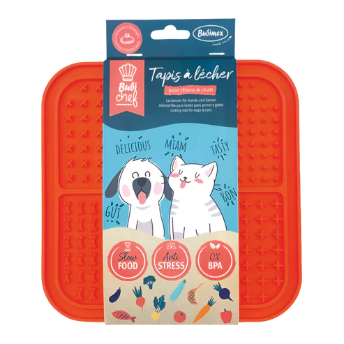 BUBIMEX LickFour Licking Mat for Dogs and Cats