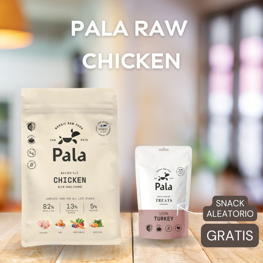 PALA RAW DOG FOOD, Pollo, Alimento completo para perros 100% natural secado al aire