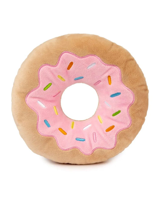 FuzzYard Giant Donut Plush Dog Toy (22 cm)