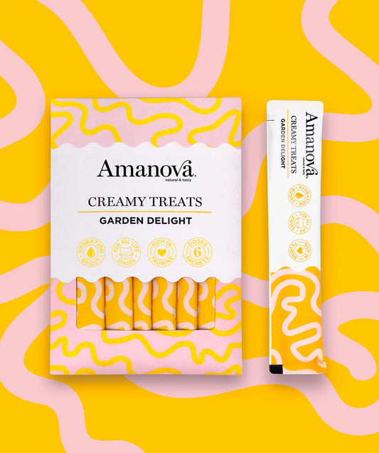 Amanova Creamy Treats - Garden Delight for Cats (6x15g)