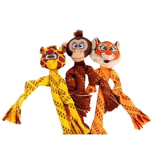 ROGZ Safari Scrubz Dental Rope Toy for Dogs (44cm)