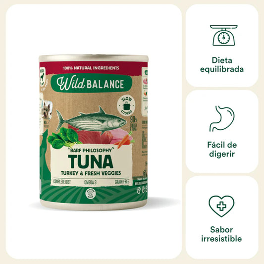 Wild Balance Tuna, Turkey & Fresh Veggies 400g - Barf Philosophy