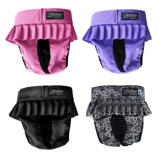 Finnero Ballerina Braguitas para Perros en Celo – Protección Chic y Cómoda