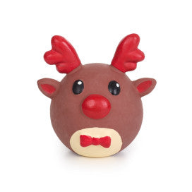 BUBIMEX XMAS Squeaky Ball for Dogs (7cm)