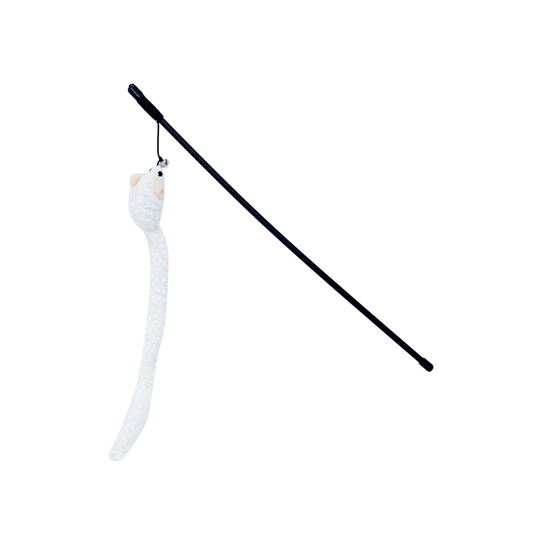 Juguete para gatos Bubimex con forma de palo y cola