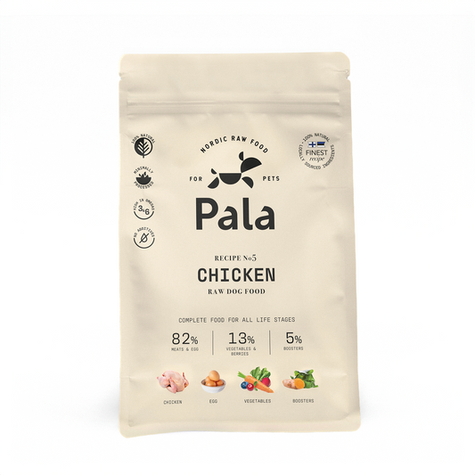 PALA RAW DOG FOOD, Pollo, Alimento completo para perros 100% natural secado al aire