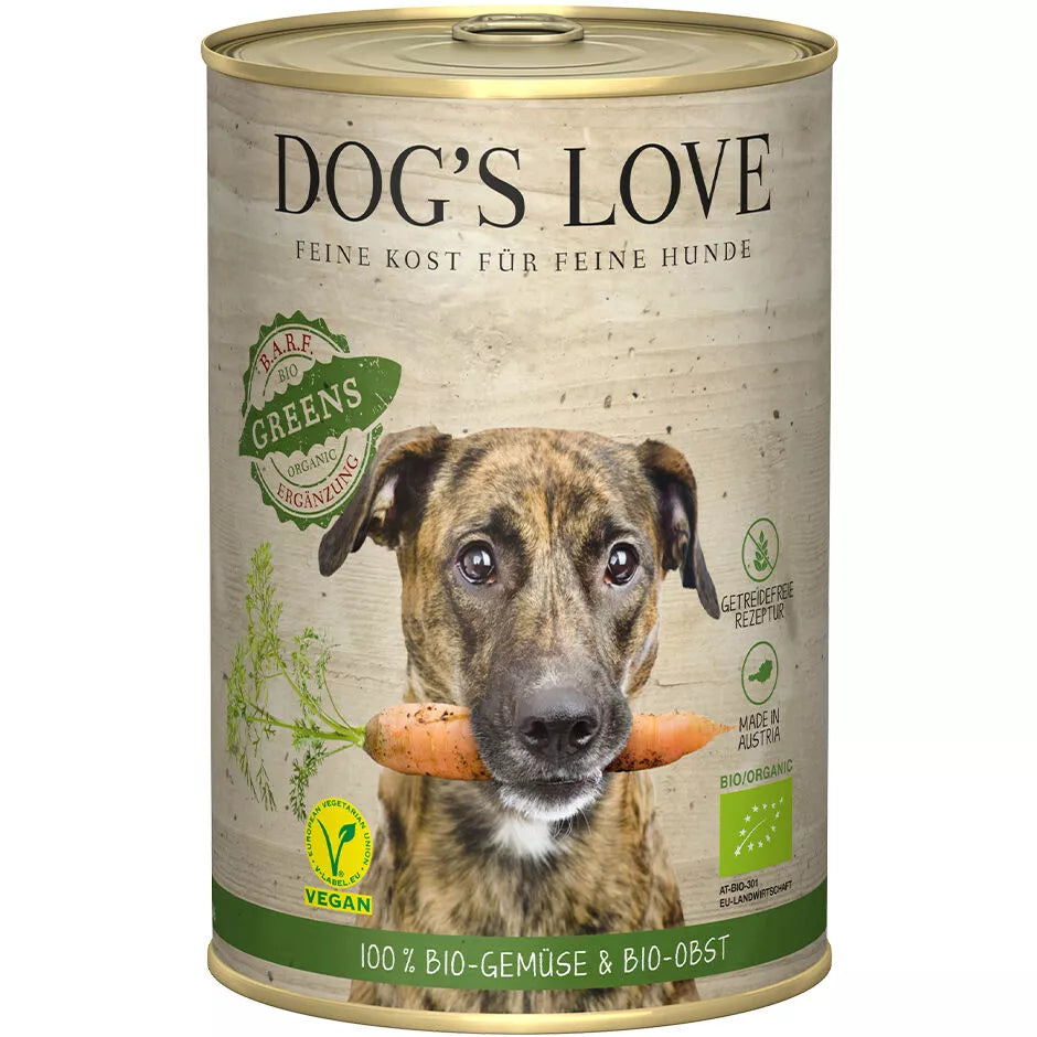 DOG S LOVE BIO Organic Greens B.A.R.F. 400g