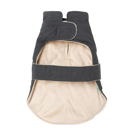 FuzzYard Quilted Wrap Vest - Slate Grey -20%