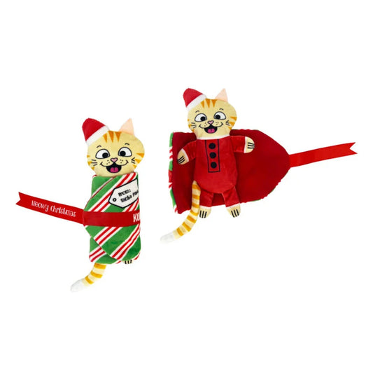 KONG Pull A Partz Christmas Cat Toy - 2 in 1 Toy