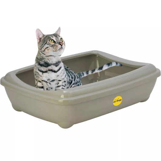 Caja de Arena Moderna Arist para Gatos con Tapa – Duradera, Fácil de Limpiar, Tamaño Grande