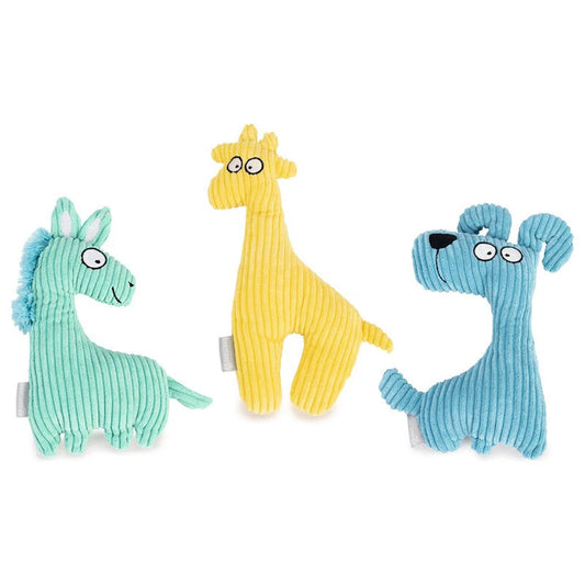 BEEZTEES Squeaky Animal Dog Toy