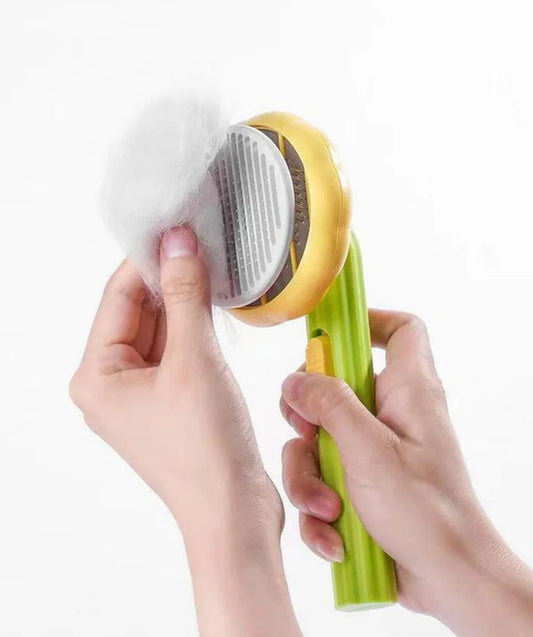 ONLYFRESH Sunflower Pet Brush for Cats and Dogs