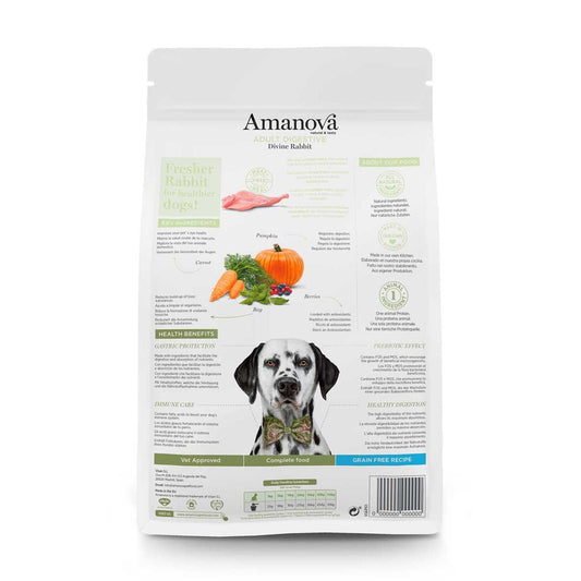 Amanova Adult Digestive, Divine Rabbit, Grainfree - Okidogi.store