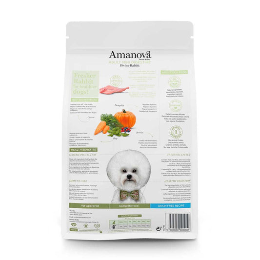 Amanova Adult Mini Digestive, Divine Rabbit, Grainfree - Okidogi.store