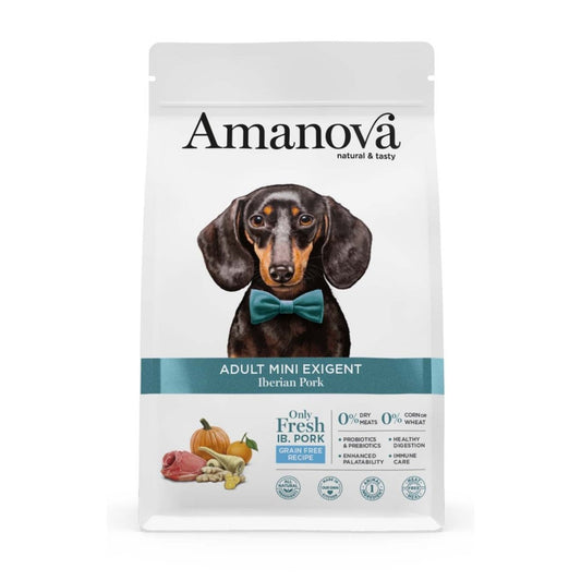 Amanova, Adult Mini Exigent, Iberian Pork - Okidogi.store