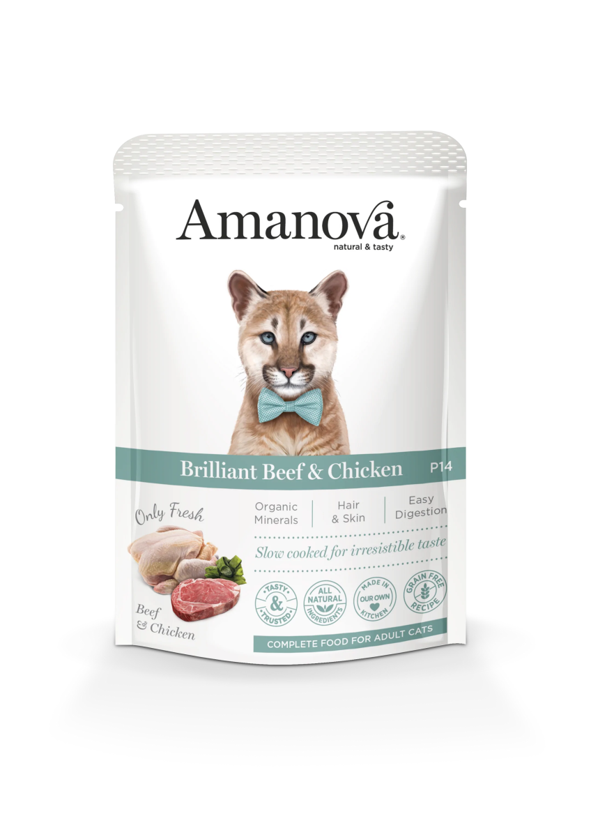 Amanova Brilliant Beef Chicken 85g Okidogi.store