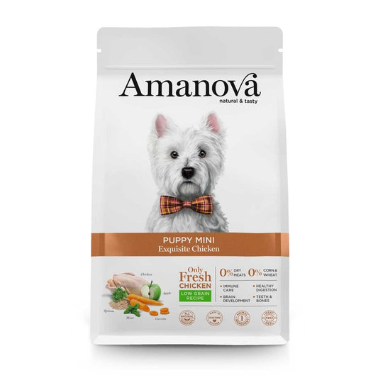 Amanova Puppy Mini, Exquisite Chicken 2kg - Okidogi.store