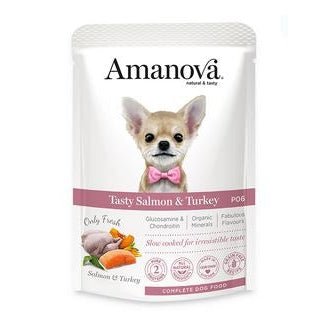 Amanova Tasty Salmon & Turkey, Grainfree - Okidogi.store