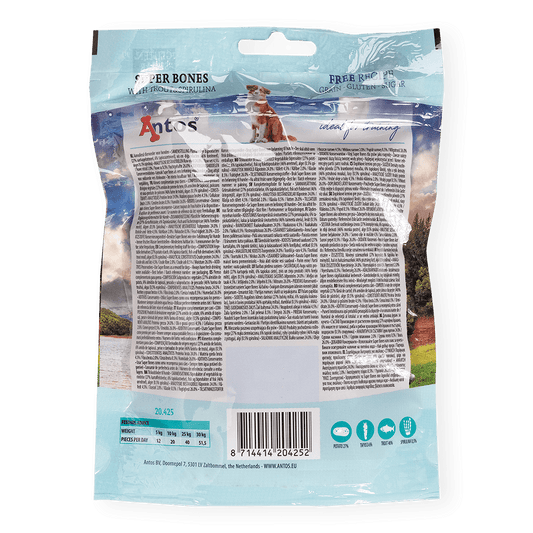 Antos Super Bones with Trout and Spirulina 150g - Okidogi.store