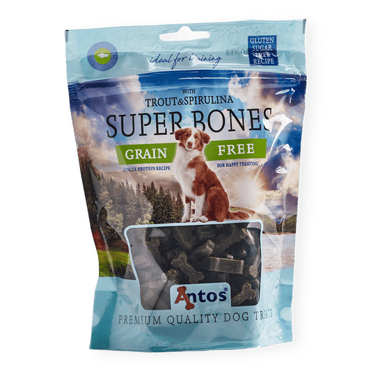 Antos Super Bones with Trout and Spirulina 150g - Okidogi.store