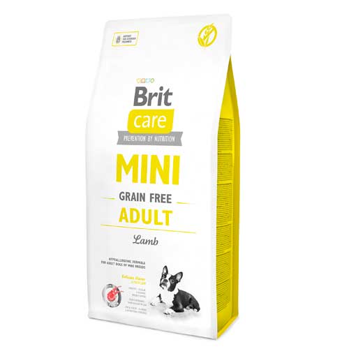 Brit Care Mini, Grain Free, Adult, Lamb - Okidogi.store