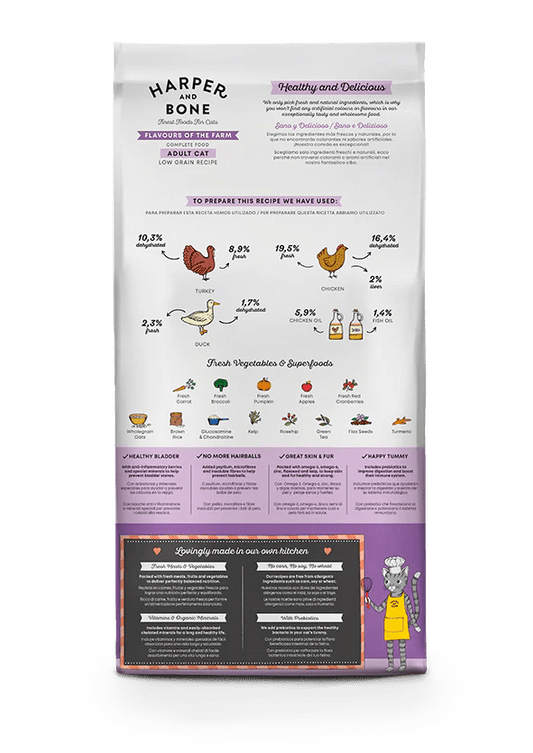 Harper & Bone Cat Adult Flavours of The Farm - Okidogi.store