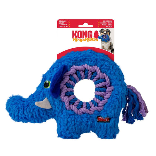 KONG RingaROOs Squeaky Strong Toy for Dogs