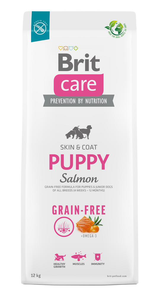 Brit Care Puppy Skin&Coat, Salmon Grainfree 12kg