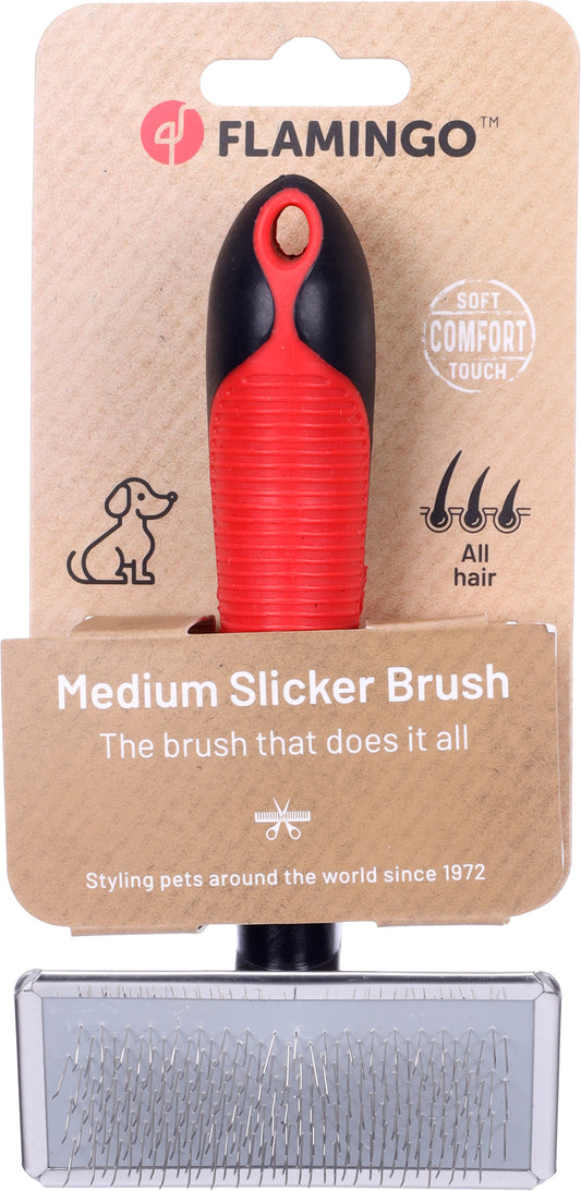 FLAMINGO Medium Slicker Universal Brush