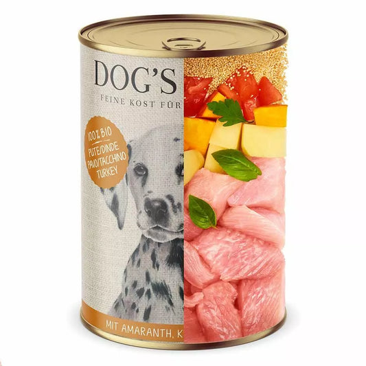 DOG'S LOVE BIO Organic Turkey Dog Wet Food