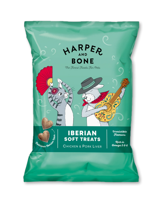 Harper and Bone Iberian soft Treats Chicken & Pork Liver, 90g