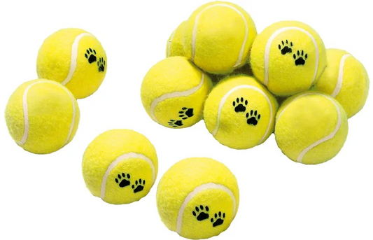 FLAMINGO Smash! Tennis Ball Pack for Dogs (x12)