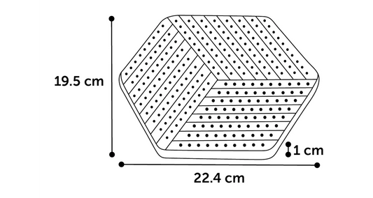 Lick pad Leki Hexagon Multiple colours