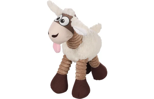 Juguete chirriante de flamenco Shappo Sheep Brown