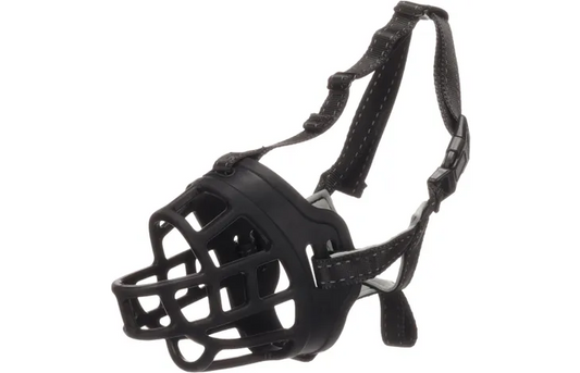FLAMINGO Silicone Muzzle with Adjustable Comfort Fit (M)