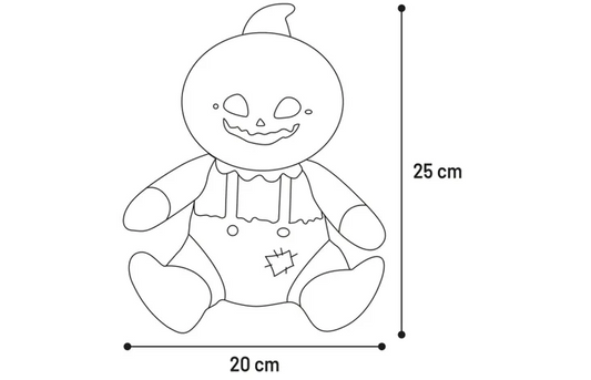 FLAMINGO Scary Squeaker Halloween Dog Toy (20 cm)