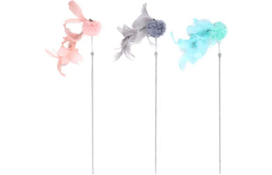 FLAMINGO Pompon Wand Toy (40 cm)