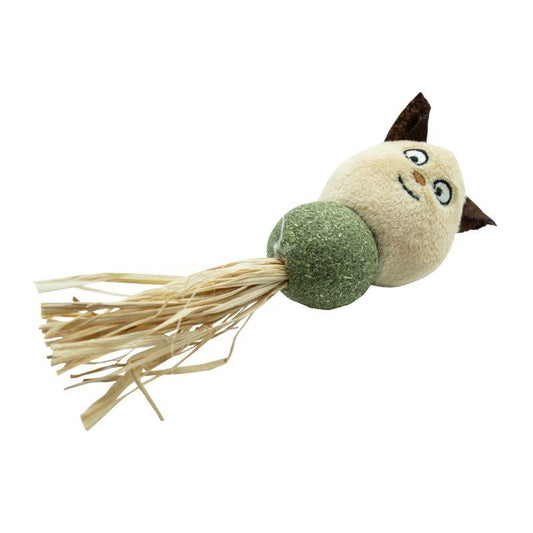 BUBIMEX Plush Cat Toy with Catnip Ball (16cm)