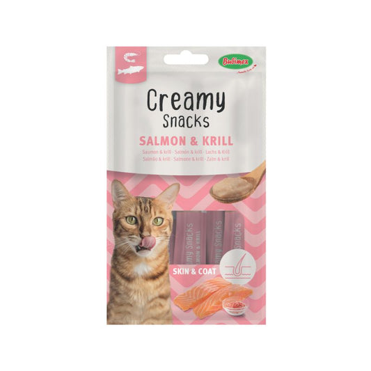 Bubimex Creamy Snacks Salmon & Krill 4x60g