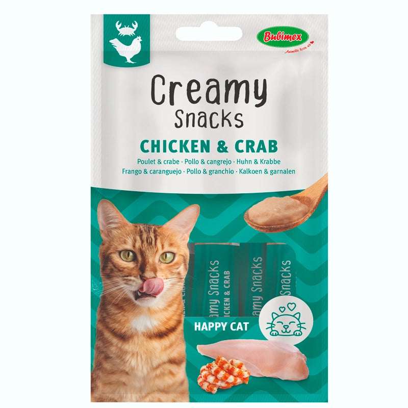 Bubimex Creamy Snacks Chicken & Crab 4X60g