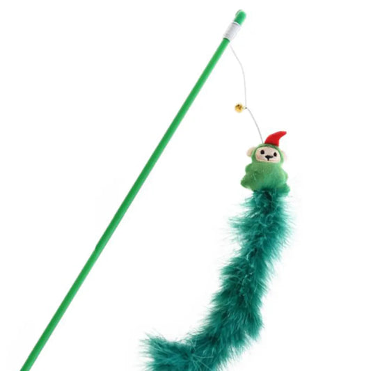 BUBIMEX XMAS Fishing Rod with Feathers (28cm)