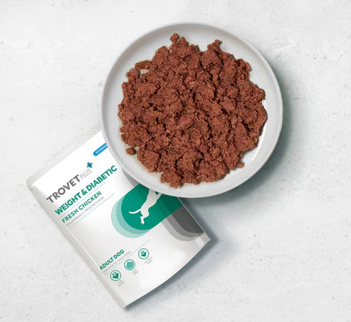 Trovet plus Perro adulto Renal &amp; Oxalato Pollo fresco 100 g 