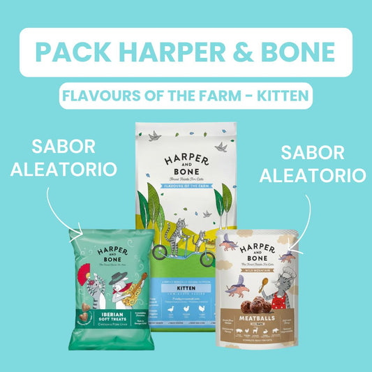 Pack Harper & Bone Cat - Flavours of The Farm - Kitten