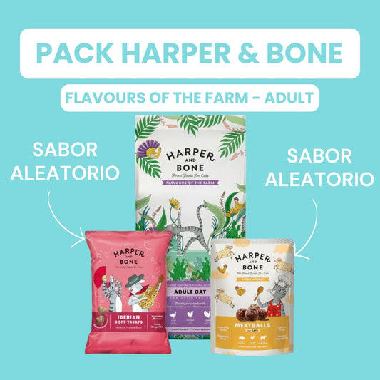 Pack Harper & Bone Cat - Flavours of The Farm - Adult