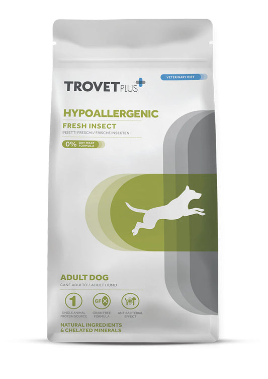 Trovet plus hypoallergenic Fresh Insect, 3 kg