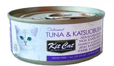 Kit Cat Deboned Tuna&Katsuobushi 80g - Wet food in Jelly